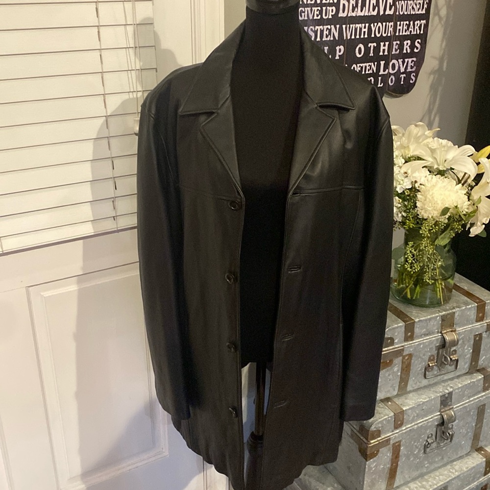 Alfani Leather Jacket Large